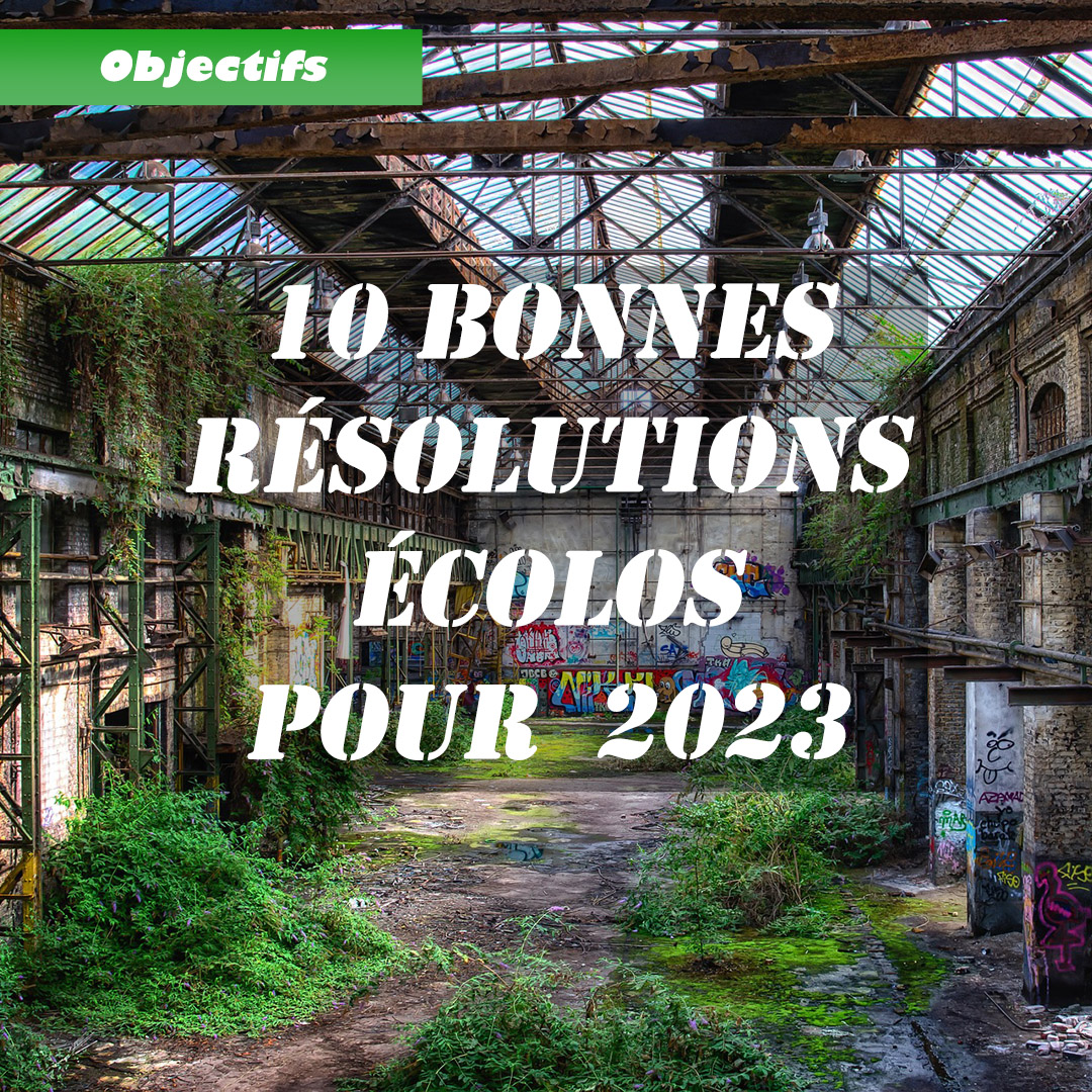 10 Bonnes Résolutions écolos pour 2023